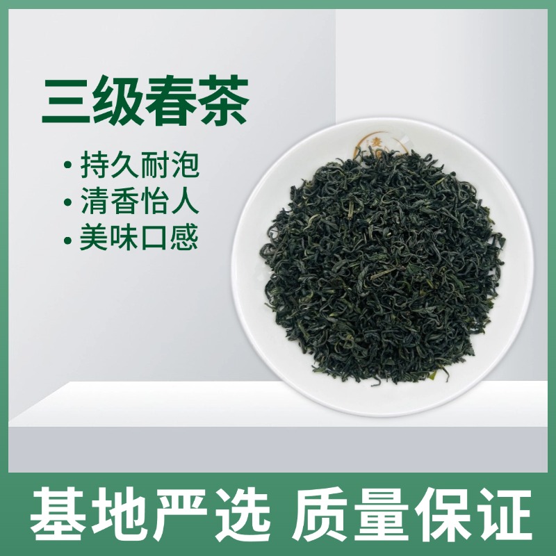 麦浇芽2025新茶商南高山绿茶三级春茶100g