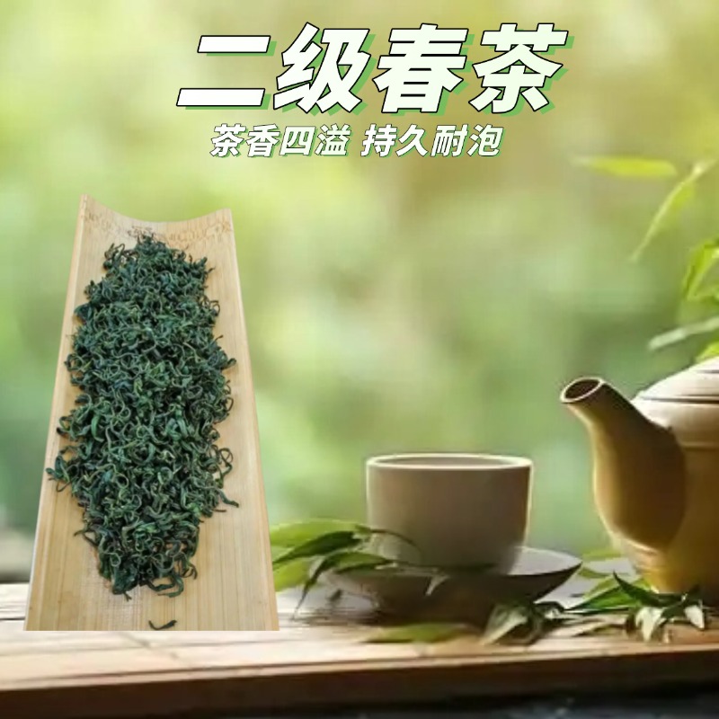 麦浇芽2025新茶商南高山绿茶二级春茶100g