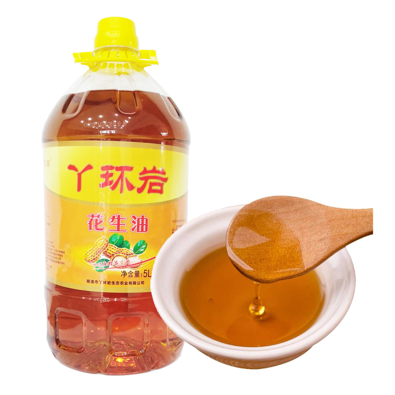 丫环岩纯正花生油5L/桶食用油物理压榨一级